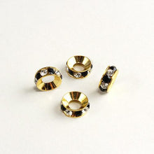 Load image into Gallery viewer, Two Tone Crystal Bead Charm
