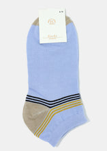 Load image into Gallery viewer, Two Tone &amp; Stripes Low-Cut Socks
