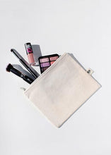 Load image into Gallery viewer, AOA Canvas Pouch - Beauty Essentials
