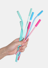 Load image into Gallery viewer, ReUse-able Mint Straw 4-Piece Set + Cleaner

