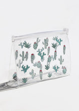 Load image into Gallery viewer, AOA Clear Makeup Pouch - Cactus
