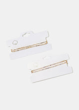 Load image into Gallery viewer, 2-Piece Rhinestone Stretch Bracelets
