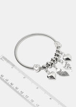Load image into Gallery viewer, "BEST FRIEND" Multi Charm Bracelet
