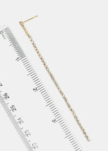 Load image into Gallery viewer, Dangling String Rhinestone Earrings
