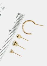 Load image into Gallery viewer, 12-Pair Stud &amp; Hoop Earrings
