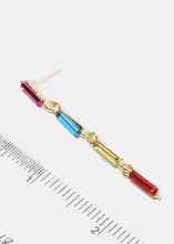 Load image into Gallery viewer, Colorful Gemstone Dangle Earrings
