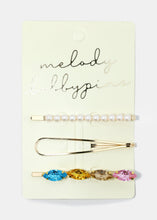 Load image into Gallery viewer, 3-Piece Multi-Design Hair Pins
