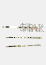 Load image into Gallery viewer, 3-Piece "STAR" Hair Pins

